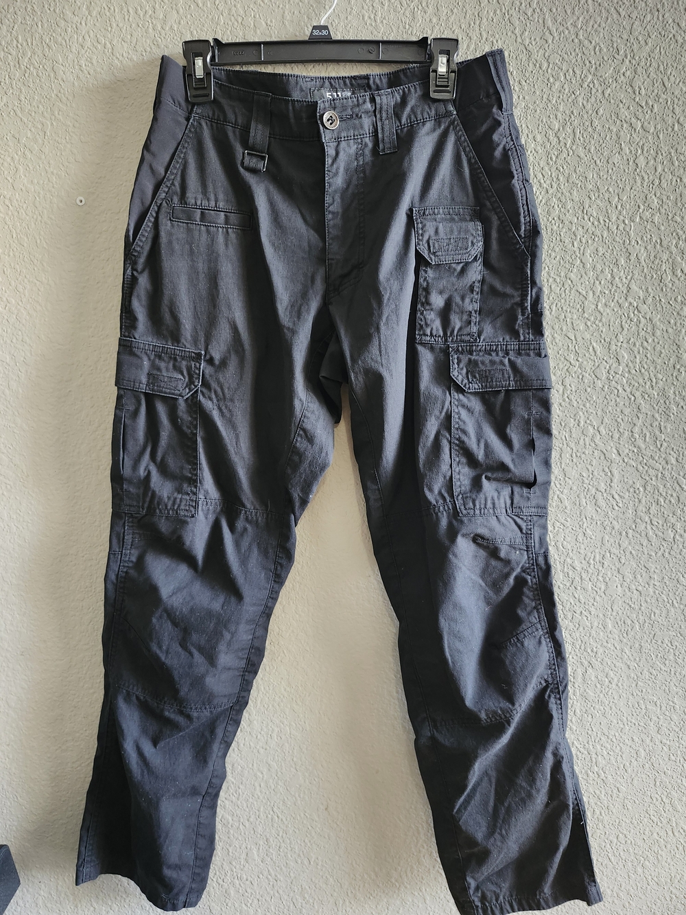 5.11 Tactical Black Cargo Pants with Multiple Utility Pockets